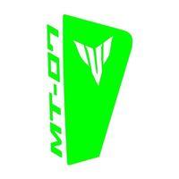 YAMAHA Yamaha Mt07 2014 - 2017 Uyumlu Yeşil Siperlik Sticker Set