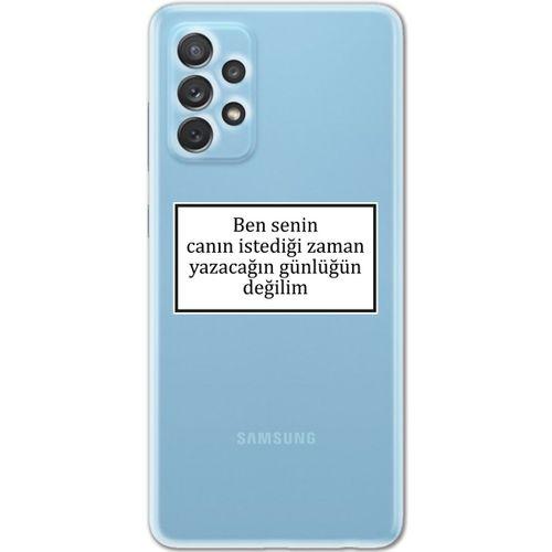 Galaxy A32 Kılıf HD Yazı Baskılı Silikon Arka Kapak - Yazı 10