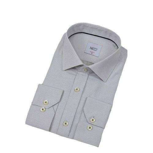 Erkek Puantiyeli Slim Fitt Uzun Kol Gömlek 2402 BGL-ST04385