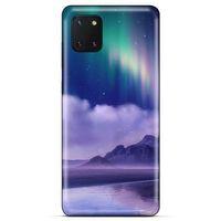 Lopard Huawei Y5P Uyumlu Kılıf Gece'S (32) Soft Silikon Kılıf Norveç Kuzey Işıkları