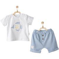 Andywawa AC25608 Ocean İs My Happy Place 2'Li Bebe Takım Blue