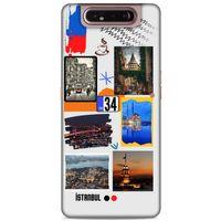 Lopard Samsung Galaxy A80 Uyumlu Kılıf Şehirli ※ (34) İstanbul Slim Armor Kılıf