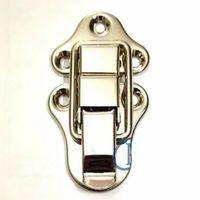 Sandık, Kutu Klipsi, Ön Kilidi - 72x40mm, Nikel, 1 Adet