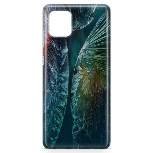 Samsung Galaxy A81 Kılıf Cam Kırıkları Arka Kapak Koruma Desenli Full Koruyucu
