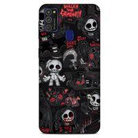 Samsung Galaxy M21 Uyumlu Kılıf Motorsiklet (30) Silicone Case İskelet