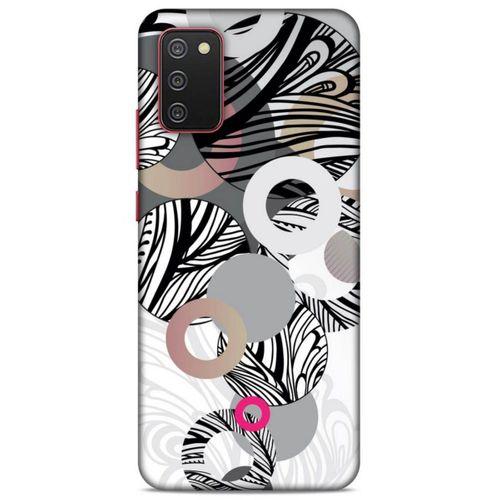 Lopard Samsung Galaxy A02S Uyumlu Kılıf Soyut Sanat (42) Desenli Rugged Armor Kılıf