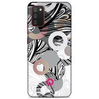 Lopard Samsung Galaxy A02S Uyumlu Kılıf Soyut Sanat (42) Desenli Rugged Armor Kılıf