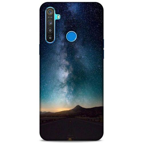 Lopard Oppo Realme 5i Uyumlu Kılıf Gece'S (22) Tam Koruma Kılıfı Yeşil Beyaz