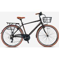 Kron CX100 28 Jant Şehir Bisikleti Mat Siyah-Kahve 46 cm