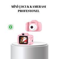Pembe Mini 1080p Hd Çocuk Kamera – 8mp, Video Kaydı,tf Kart Destekli