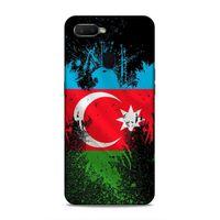 Oppo Ax7 Uyumlu Kılıf Azarbaijan (34) Slim Armor Kılıf Bayrak