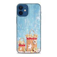 Apple iPhone 12 Mini Kılıf Snowix (10) Full Koruma Kılıfı Kahve