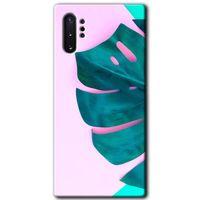 Galaxy Note 10 Plus Kılıf HD Desen Baskılı Arka Kapak - 3D Yaprak