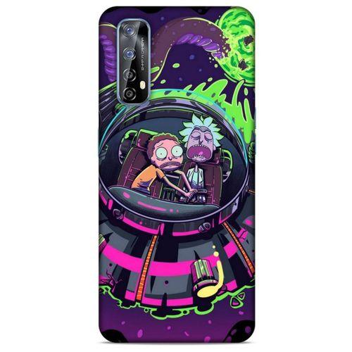 Realme 7 Uyumlu Kılıf Rick And Morty (21) Koruyucu Kapak Brad