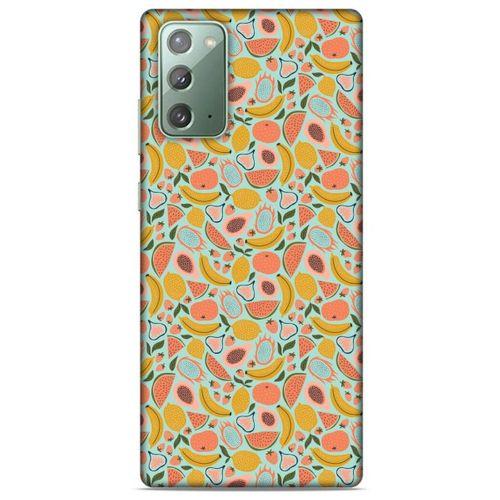 Frutix Meyve Mix 02 Samsung Galaxy Note 20 Kılıf Desenli Silikon