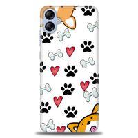 Samsung Galaxy A04E Kılıf HD Baskılı Kılıf - Dog + Tam Ekran Koruyucu