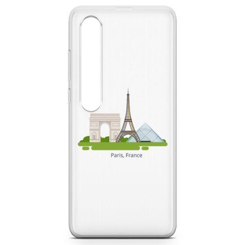 Xiaomi Mi 10 Kılıf Paris Fransa Arka Kapak Koruma Desenli Full Koruyucu
