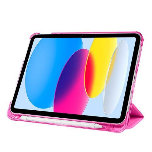 Apple iPad Air 10.9 2022 (10.Nesil) Zore Smart Cover Kalem Bölmeli Standlı 1-1 Kılıf