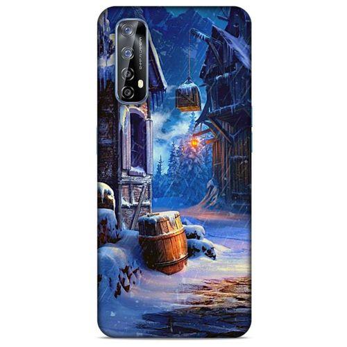 Huawei P Smart 2021 Kılıf Snowix (46) Core Armor Kılıf Kahverengi Mavi