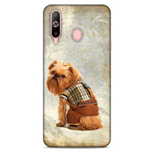 Samsung Galaxy A60 Kılıf Köpek Kıyafetleri (25) Antişok Kapak Brussels Griffon Sweatshirt