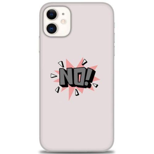 iPhone 11 Kılıf HD Baskılı Kılıf - No + Tam Ekran Koruyucu