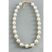 12 mm İnci Metal Kolye