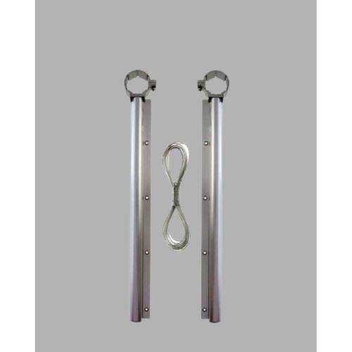 25x60 Balkon Askılığı Kare Demir Uyumlu Hava Dayanıklı Çamaşır Askısı