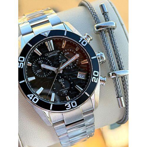 Quantum Sapphire Cam İtalyan Bileklikli 10 Atm Suya Dayanıklı 2 Yıl Garantili Erkek Kol Saati 99.350