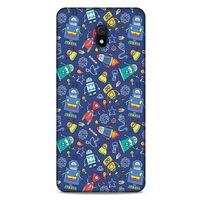 Retro (7) Desen Telefon Kılıfı Renkli Xiaomi Redmi 8A Kılıf