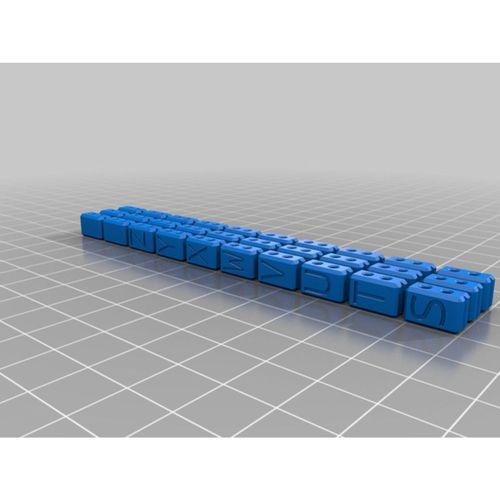 - Dar Braille Harf Boncuk Bilezik V2 3D Baskı (Bu ürün Sadece Plastik parçadır - Almadan Önce Soru Sorabilirsiniz)