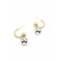 Top Halka Küpe - Gümüş