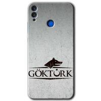 Potkal Hediye Fabrikası Honor 8c HD Baskılı Kılıf + 9D Tam Ekran Koruyucu - Göktürk