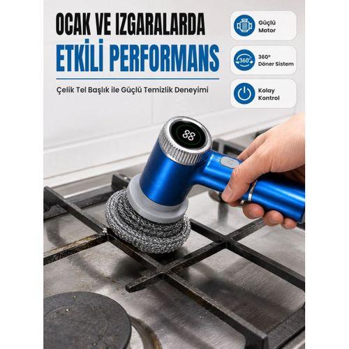 5 Farklı Değiştirilebilir Başlık İle Her Yüzey İçin Etkili Temizlik
