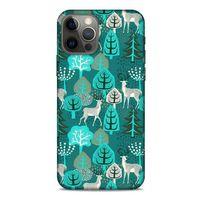 Apple iPhone 12 Pro Kılıf Snowix (32) Soft Silikon Kılıf Turkuaz Beyaz