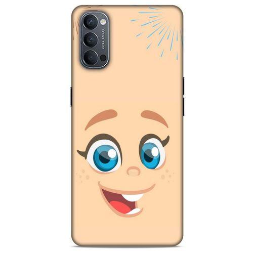 Emojix (54) Oppo Reno 4 Kılıf Silikon Kapak Desenli