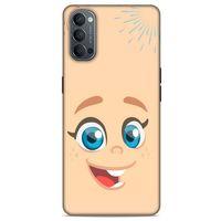 Emojix (54) Oppo Reno 4 Kılıf Silikon Kapak Desenli
