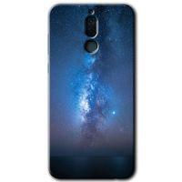 Huawei Mate 10 Lite Kılıf HD Desen Baskılı Arka Kapak - Samanyolu + Kırılmaz Cam