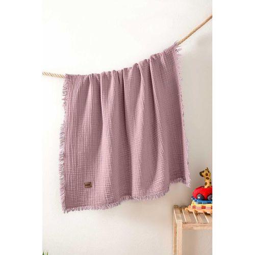 Kanz Kanz Bebek 4 Kat Müslin Örtü Knz-027 Gül Kurusu