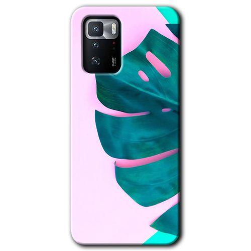 Poco x3 GT Kılıf HD Desen Baskılı Arka Kapak - 3D Yaprak