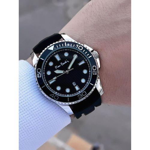 Pierre Cardin Silikon Kordon 2 Yıl Garantili 3 Atm Suya Dayanıklı Erkek Kol Saati PP.800311F01