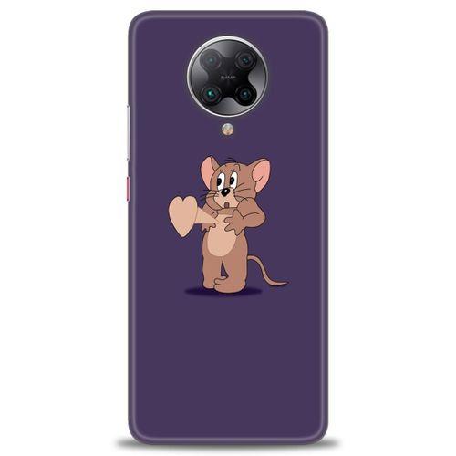 Xiaomi Redmi K30 Pro Kılıf HD Baskılı Kılıf - Aşık Jerry + Tam Ekran Koruyucu
