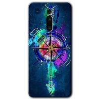 Xiaomi Mi 9T Kılıf HD Desen Baskılı Arka Kapak - Gizemli Pusula