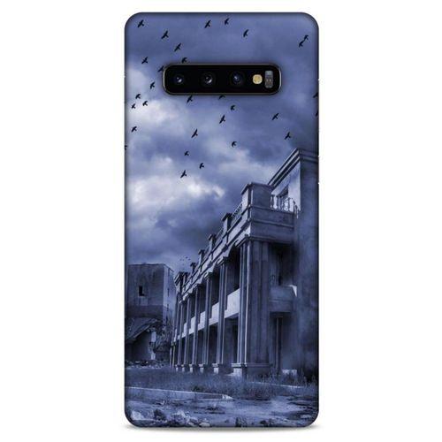 Samsung Galaxy S10 Plus Kılıf Depresyon (39) Liquid Crystal Kılıf Şeker Pembe Bordo