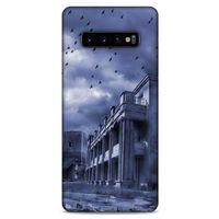 Samsung Galaxy S10 Plus Kılıf Depresyon (39) Liquid Crystal Kılıf Şeker Pembe Bordo