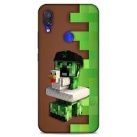 Lopard Xiaomi Redmi Note 7 Uyumlu Kılıf PiXel (35) Fit Design Kılıf Creeper