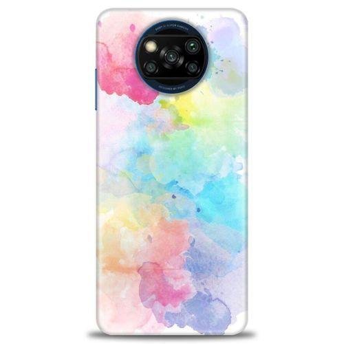 Xiaomi Poco X3 Pro Kılıf HD Baskılı Kılıf - Renk Paleti + Tam Ekran Koruyucu