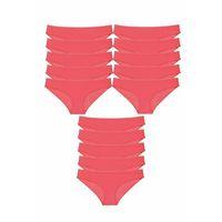 15 adet Süper Eko Set Likralı Kadın Slip Külot Fuşya