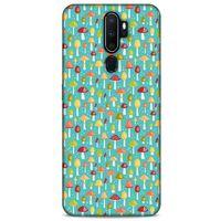 Frutix Mantar 01 Oppo A9 2020 Kılıf Desenli Silikon