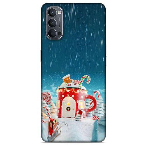 Oppo Reno 4 Kılıf Snowix (13) Silikon Kap Kırmızı