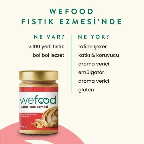 Wefood Yer Fıstığı Ezmesi %100 Sade 300 Gr